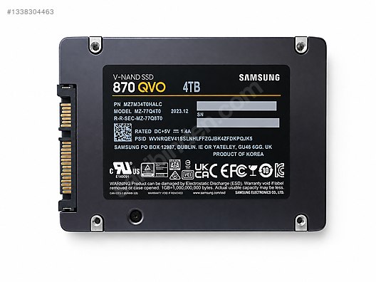 Samsung 870 QVO 4TB SSD 元箱 説明書付き Samsung 870 QVO 4TB 2.5