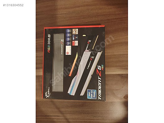 TRiDENT DVD &  ブックレット【第2弾】 TRİDENT Z RGB ddr5 48 gb ram (2*24) Cl34, 6800 mhz sıfırdır