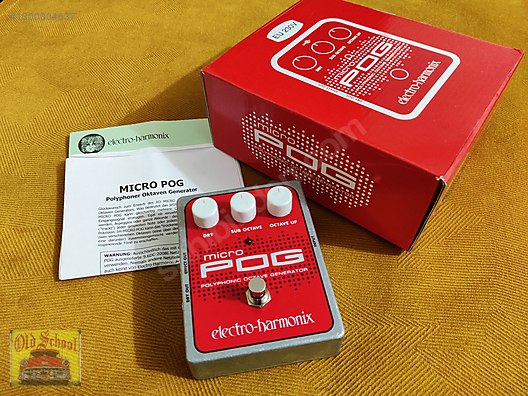 EHX Micro POG 定番オクターバー 箱付 動作良好 electro-harmonixからPICOサイズのオクターバーとコンプレッサー
