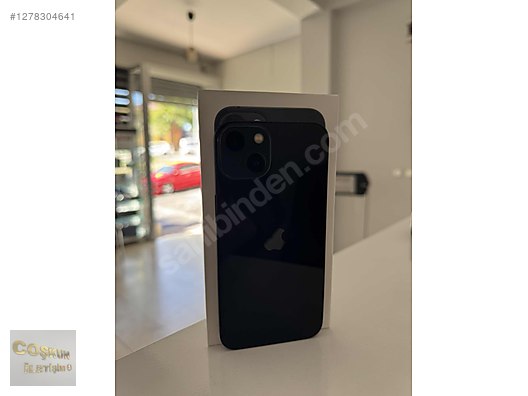 Resim Apple iPhone 13 İkinci El TR | 128 GB | Siyah İkinci El İPHONE 13 128 GB TÜRKİYE KUTULU FATURALI 16 AY GARANTİLİ