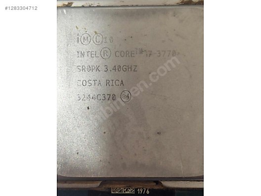 H61 Ddr3 M2 Sltolu Anakart İ7 3770 3.4 GHZ - Anakart ve Tüm Masaüstü Bilgisayar Parçaları sahibinden.com'da