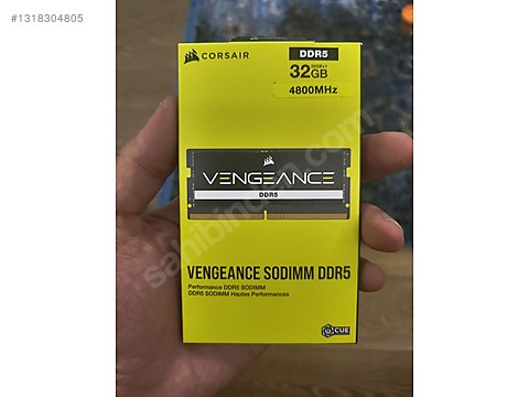 Corsair Vengeance SODIMM 32GB DDR5 4800MHz Laptop RAM sahibinden