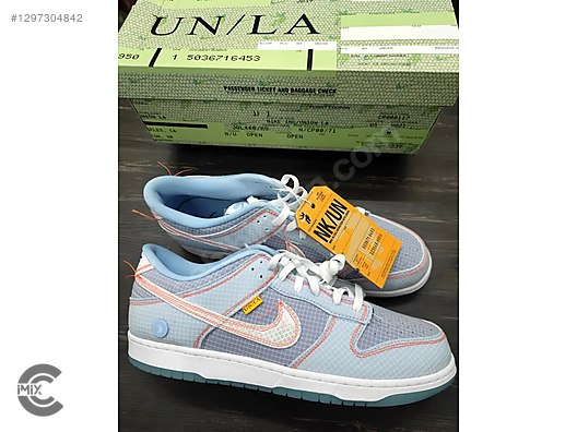 Nike Dunk Low Union Passport Pack Argon | DJ9649-400 - Erkek Spor