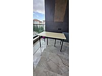 dikdörtgen mutfak bahçe balkon masası verzalit