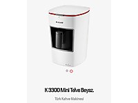 Arcelik K 3300 Beyaz Mini Telve Turk Kahve Makinesi Fiyati