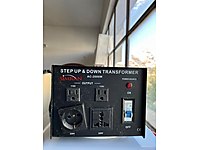 220 volt enerjiyi 110 volta düşüren Amerikan tipi Transformatör
