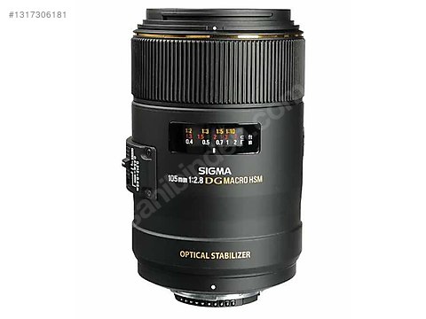 Lenses / Sigma 105mm f/2.8 EX DG OS HSM Macro Nikon Lens on