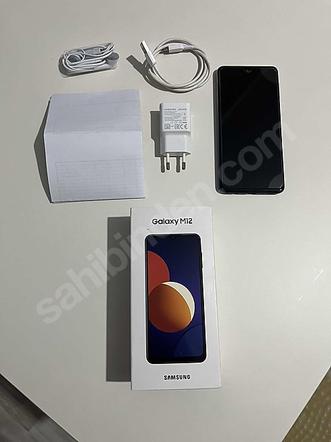 Samsung m12 kutulu faturalı Orjinal Sarz ilk sahibinden m 12