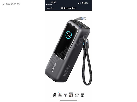 Anker Zolo Powerbank 165 W 25.000 mah sahibinden.comda - 1264306323