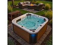 Bahçe Jakuzi Su Isıtmalı 200x200 cm 4 Kişilik