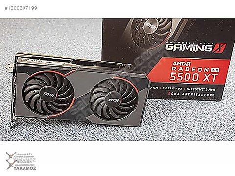 MSI AMD Radeon RX 5500 XT Gaming X 8 GB 128 Bit GDDR6 sahibinden