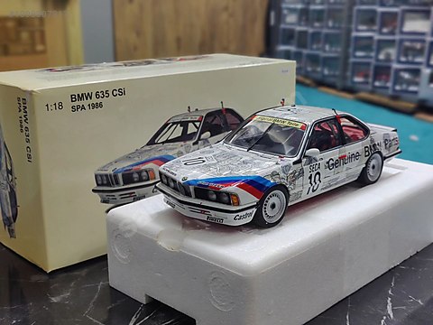 1:18 Autoart - BMW 635 CSI Hatasız Tertemiz kutulu ürün. on