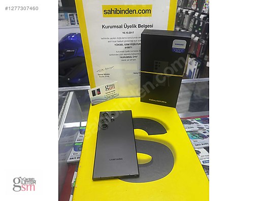 Resim Samsung S24 Ultra İkinci El TR | 256 GB | Siyah İkinci El YÜKSEL İLETİSİM SAMSUNG S24 ULTRA 256GB HATASIZ 8 AYLIK