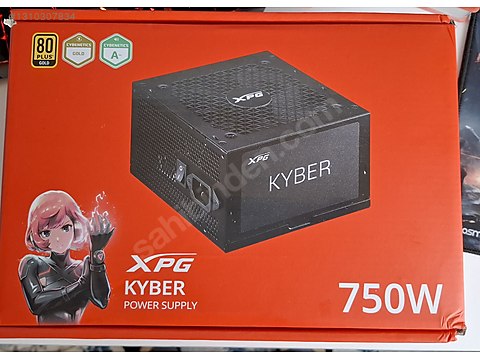 XPG Kyber 750W 80+ Gold Sessizlik Sertifikalı, Az Kullanılmış