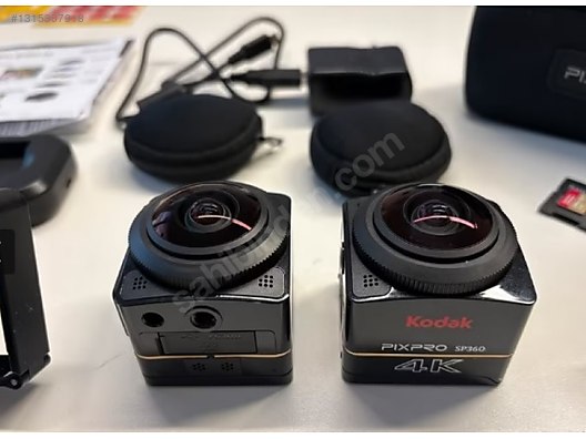 Kodak PixPro SP360 4K Aksiyon 360 Kamera on sahibinden.com