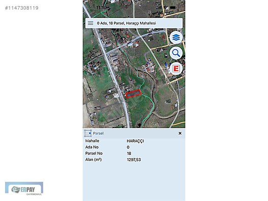 ERPAYDAN TEK TAPULU ARSA #1147308119