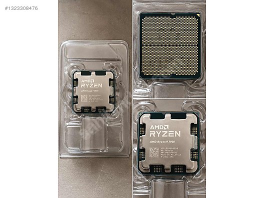 AMD Ryzen 9 7900 On İki Çekirdek 3.70 GHz İşlemci 2.el sahibinden