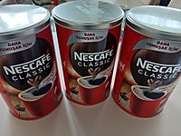 Nescafe clasic teneke kutu 3 adet