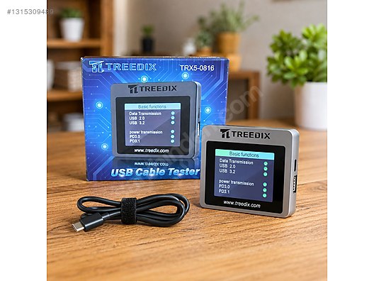 Treedix USB Kablo Test Cihazı TRX5-0816 sıfır Avrupadan on