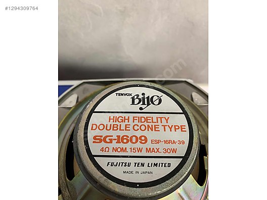 Tenvox Biyo Sg-1609 - İkinci El Pioneer Set Hoparlörü Hoparlör