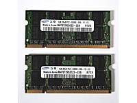 SAMSUNG DDR2 RAM 2 GB RAM 1+1gb