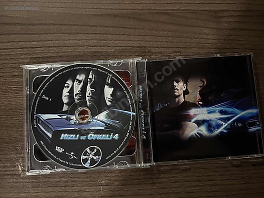Hızlı Ve Öfkeli 4 Orijinal Vdc Cd Dvd - Yabancı DVD Filmler