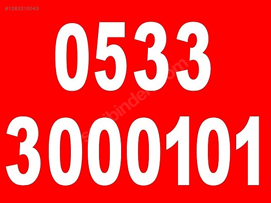 İkinci El ve Sıfır Alışveriş / Cep Telefonu & Aksesuar / Numara / Turkcell