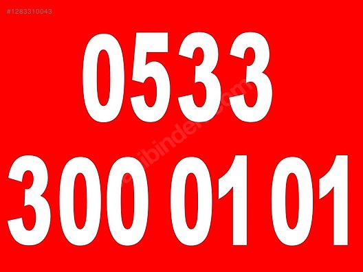 İkinci El ve Sıfır Alışveriş / Cep Telefonu & Aksesuar / Numara / Turkcell