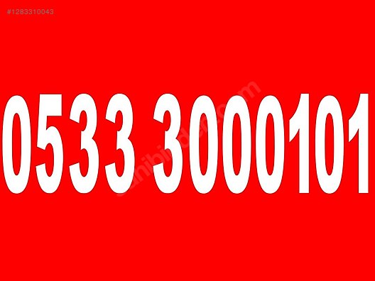 İkinci El ve Sıfır Alışveriş / Cep Telefonu & Aksesuar / Numara / Turkcell