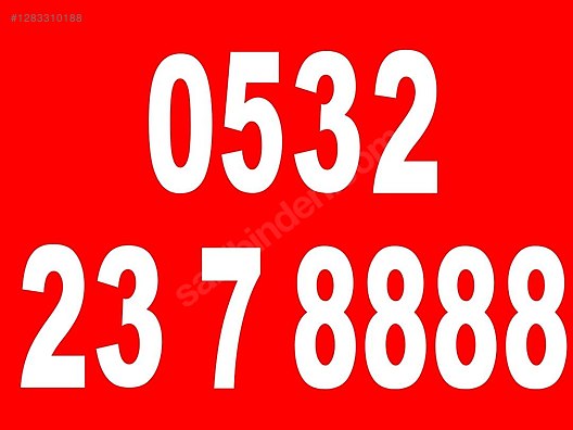 İkinci El ve Sıfır Alışveriş / Cep Telefonu & Aksesuar / Numara / Turkcell