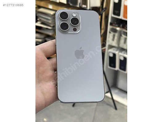 Resim Apple iPhone 15 Pro Max İkinci El TR | 512 GB | Natürel Titanyum 