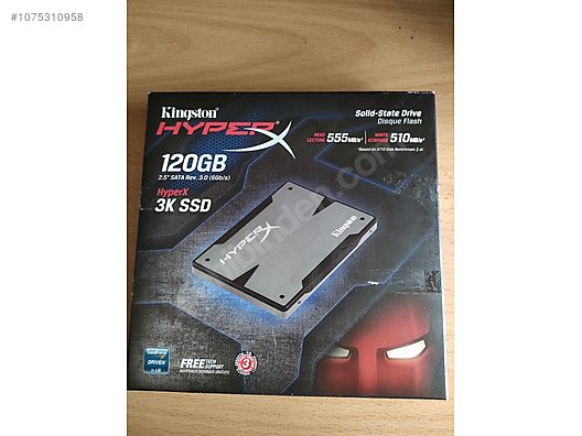 Enredo Acera Extra Kingston HyperX SH103S3/120G 2.5" 3K 120 GB SATA 2.5 SSD at sahibinden.com  - 1075310958