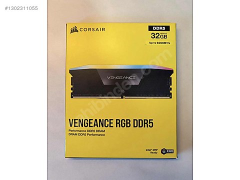 Corsair VENGEANCE RGB DDR5 RAM 32GB (2x16GB) 6000MHz CL36