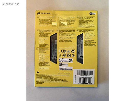 Corsair VENGEANCE RGB DDR5 RAM 32GB (2x16GB) 6000MHz CL36