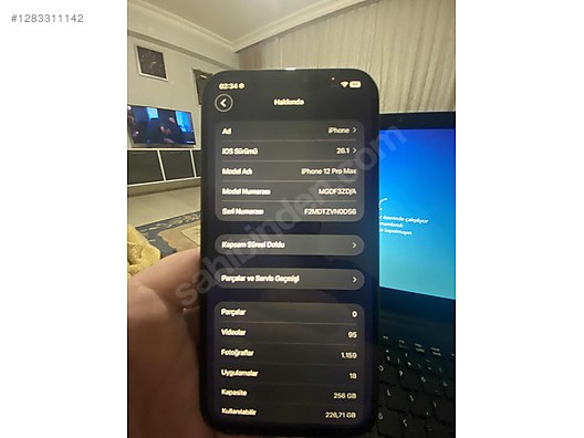 İkinci El ve Sıfır Alışveriş / Cep Telefonu & Aksesuar / Cep Telefonu / Apple / iPhone 12 Pro Max