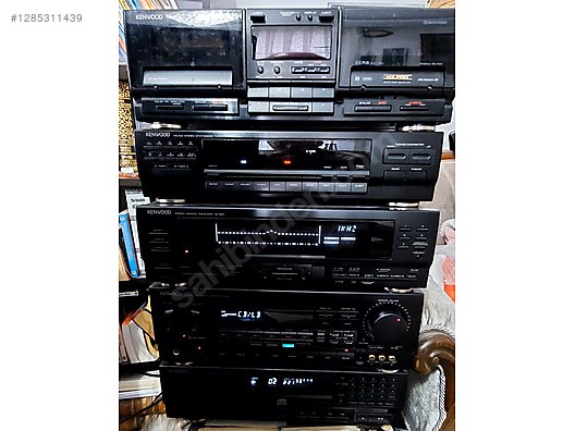 KENWOOD Müzik Set,Deck 5li ,Kolonlar dahil,Japon Malı,Dönem,Faal