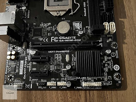 GİGABYTE GA-H81M-DS2 1150P DDR3 ANAKART - Anakart ve Tüm Masaüstü Bilgisayar Parçaları sahibinden.com'da