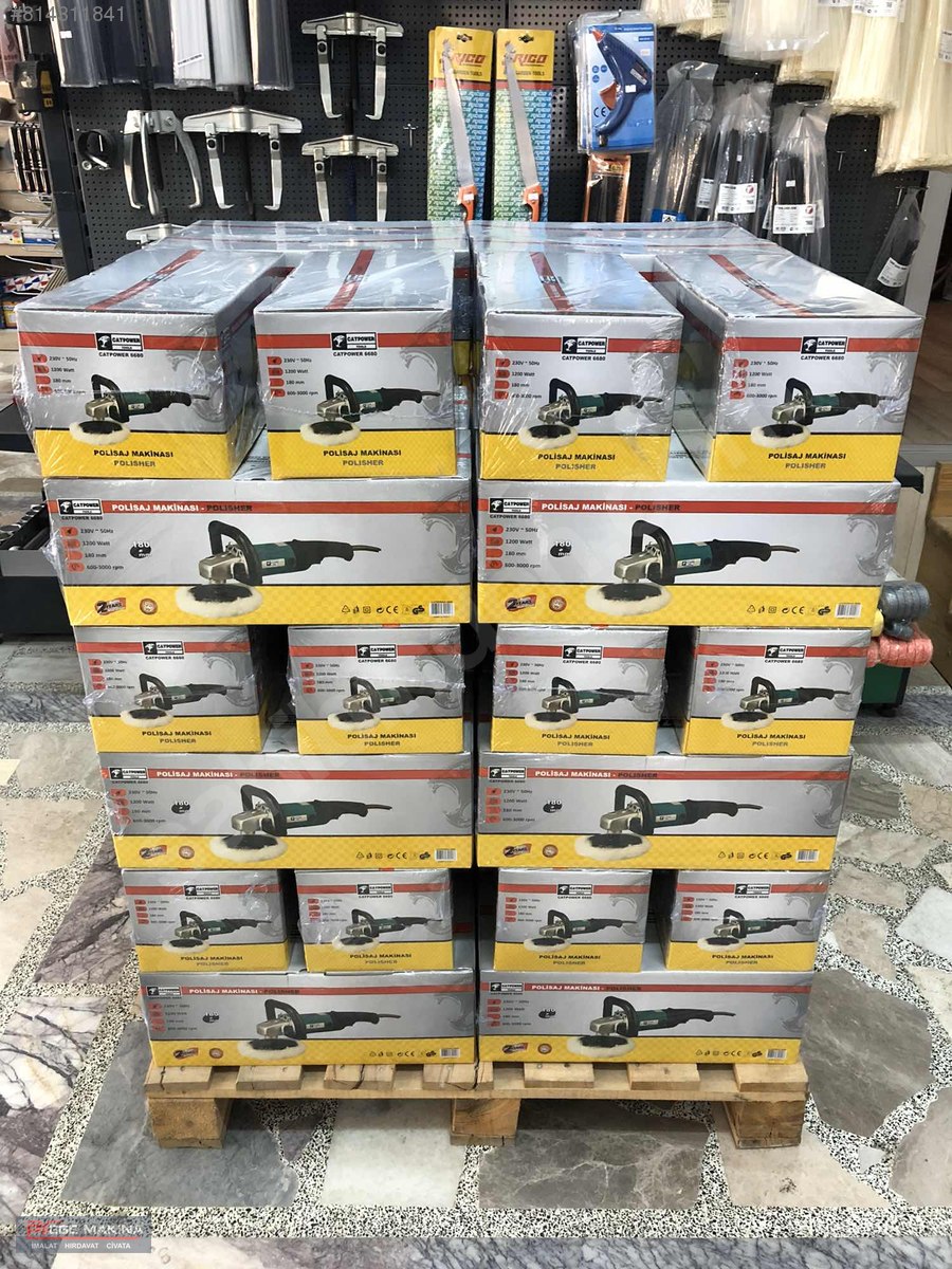 Catpower 6680 Pasta Cila Polisaj Makinası 180mm 1200 Watt Otomotiv