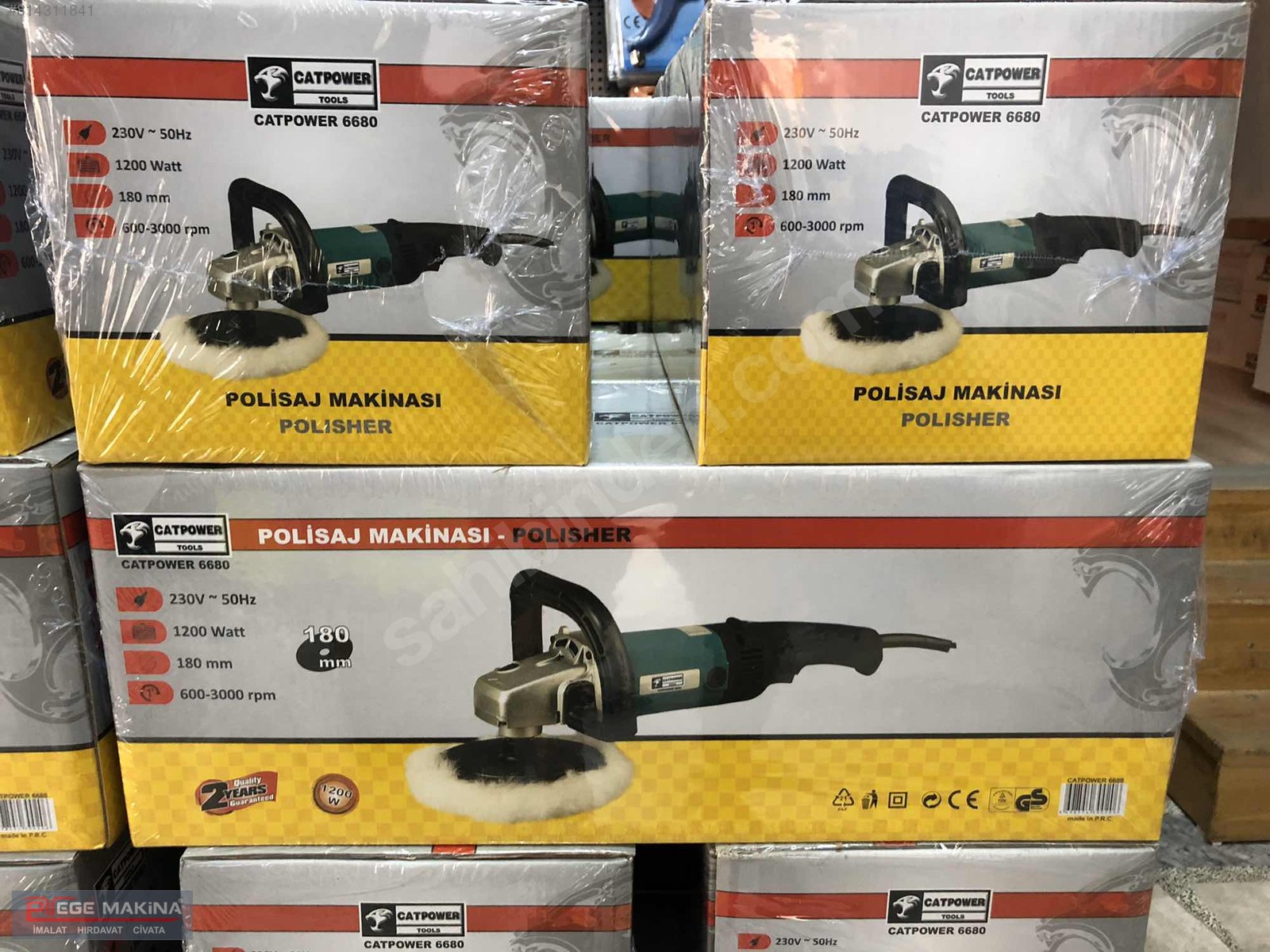 Catpower 6680 Pasta Cila Polisaj Makinası 180mm 1200 Watt Otomotiv
