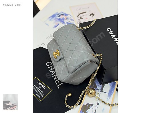 CHANEL Small Flap Bag With Pearl İthal ürün - Chanel Askılı Çanta
