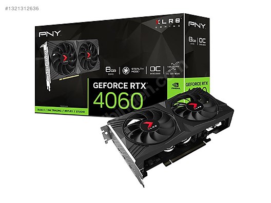 り*う様 【中古品】GeForce RTX 4060 8GB RTX 4060 8GB GDDR6 Kutulu Temiz Durumda - Garantili on sahibinden
