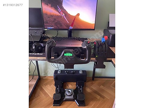 Logitech Pro Flight System Throttle ve Rudder Pedal (Saitek) on