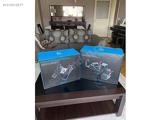 Logitech Pro Flight System Throttle ve Rudder Pedal (Saitek) on