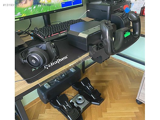 Logitech Pro Flight System Throttle ve Rudder Pedal (Saitek) on