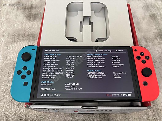 ✨*送様 Nintendo Switch Çipli Nintendo Switch OLED + 256GB (Türkçe Oyunlar) sahibinden