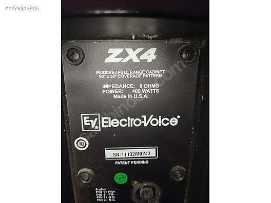 Sahibinden Orjinal İşlem Görmemiş Electro Voice ZX4 sahibinden