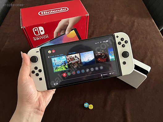 Tertemiz Switch OLED Seti (Zelda + Ekstra JoyCon + 128 GB SD