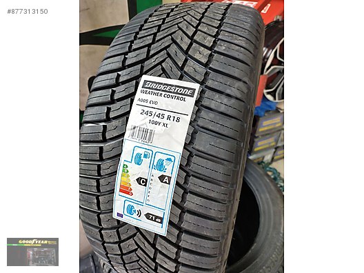 245 45 18 Bridgestone A005 Evo 4mevsim Sahibinden Comda 877313150