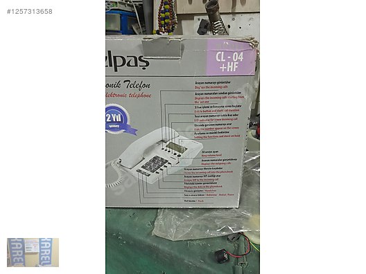 TELPAS CL-04-HF SIFIR TESHIR URUNU SABIT MASA TELEFONU sahibinden