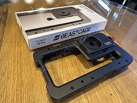 Beastgrip Beastcage iPhone 14 Pro profesyonel sinema kafesi at